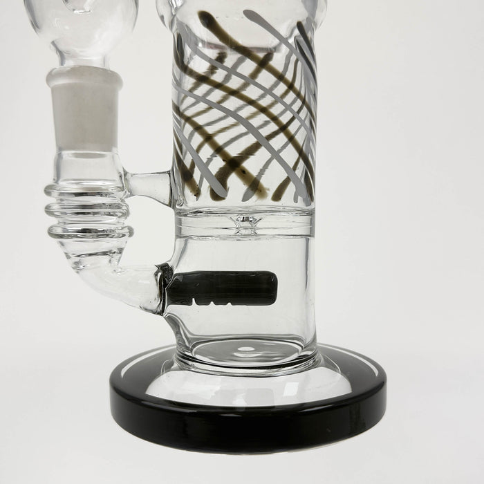 10" Glass Bong with Inline Diffuser Glass Bong RMG WHOLESALE