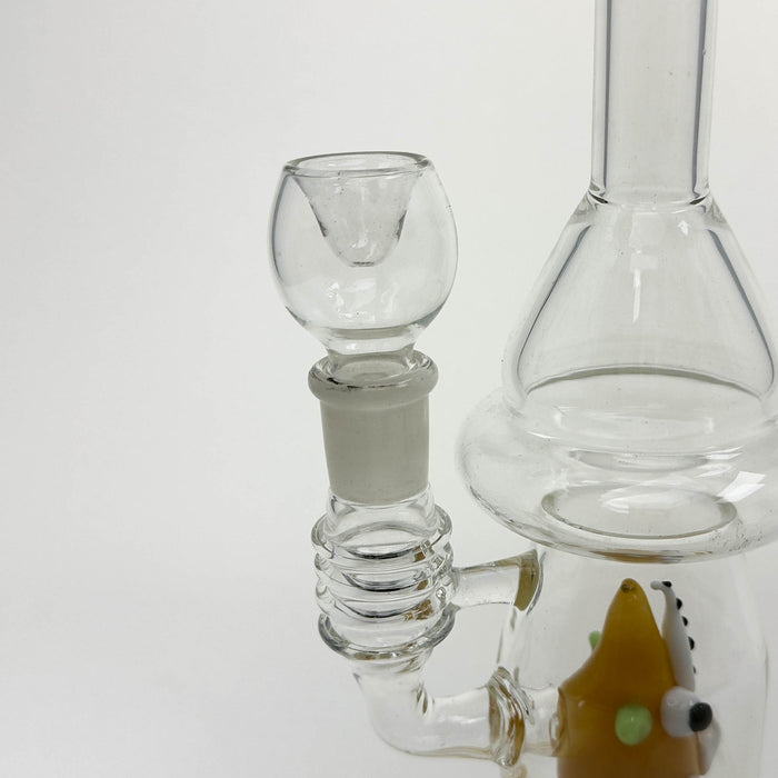 12" Yellow Fish Glass Bong Glass Bong RMG WHOLESALE