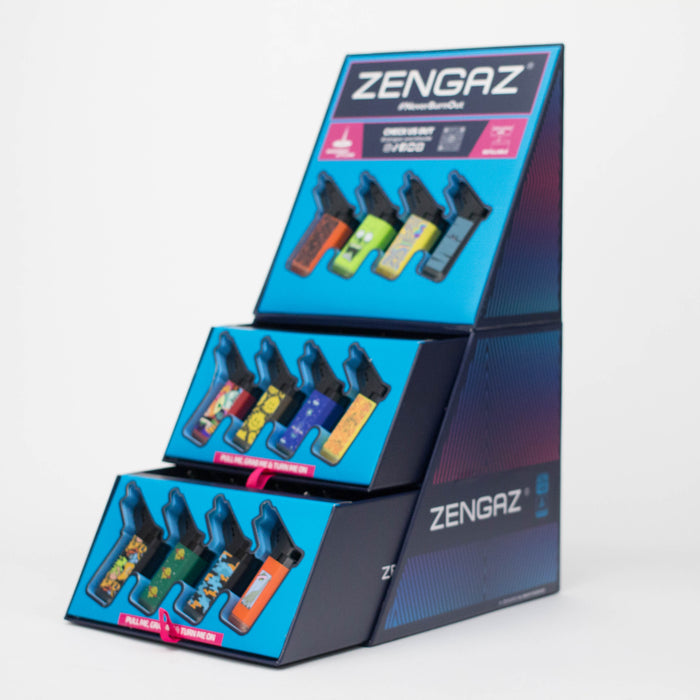 ZENGAZ® | Seven Jet Mixed Design Lighter [ZL-19]