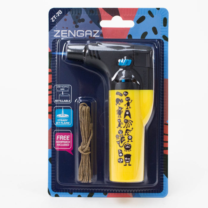 ZENGAZ® | Torch Lighter with Wick – Box of 12 [ZT-70]