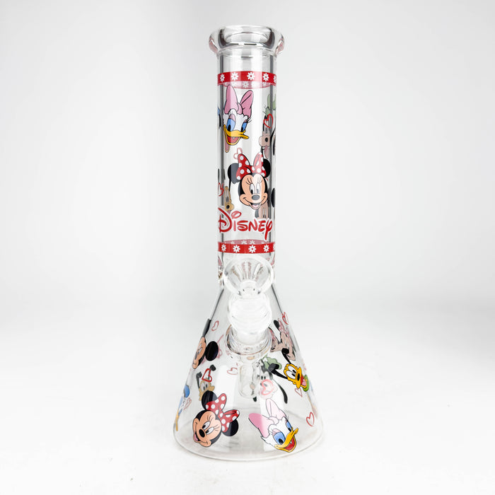 10" Catton Duck Design Glass Beaker Bong