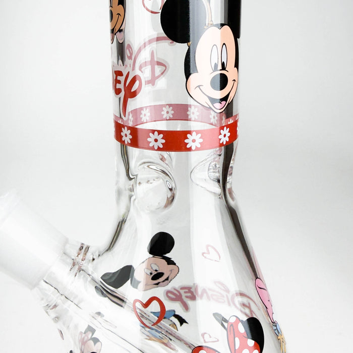 10" Catton Duck Design Glass Beaker Bong