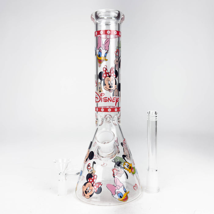 10" Catton Duck Design Glass Beaker Bong
