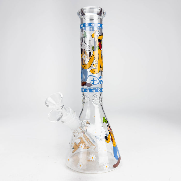 10" Catton Duck Design Glass Beaker Bong