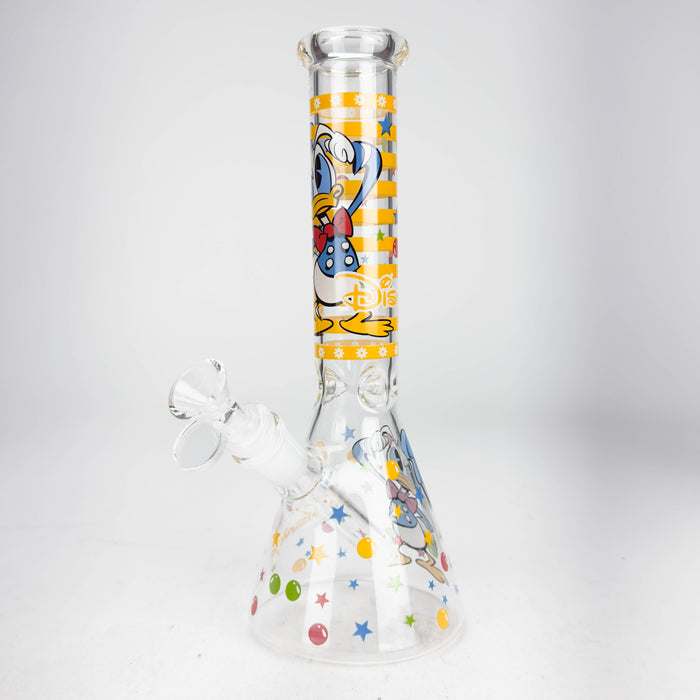 10" Catton Duck Design Glass Beaker Bong