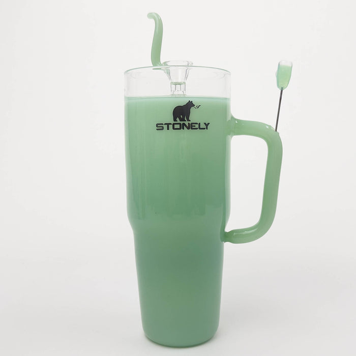 Pulsar | 8.5" Stonely Cup Water Pipe – Unique Insulated Cup Design