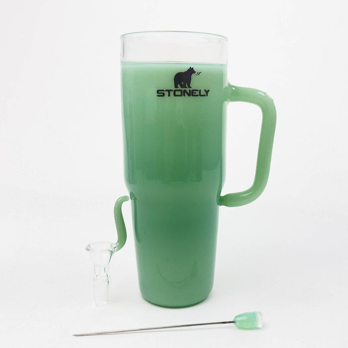 Pulsar | 8.5" Stonely Cup Water Pipe – Unique Insulated Cup Design