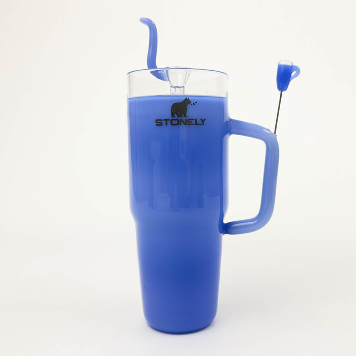 Pulsar | 8.5" Stonely Cup Water Pipe – Unique Insulated Cup Design