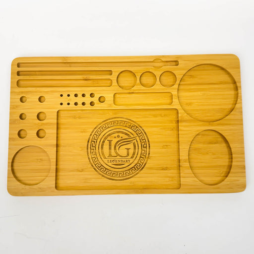Legendary™ | Deluxe Multi Compartment Tray – Premium Rolling & Organizing Station Tray Smoking Cat Distribution