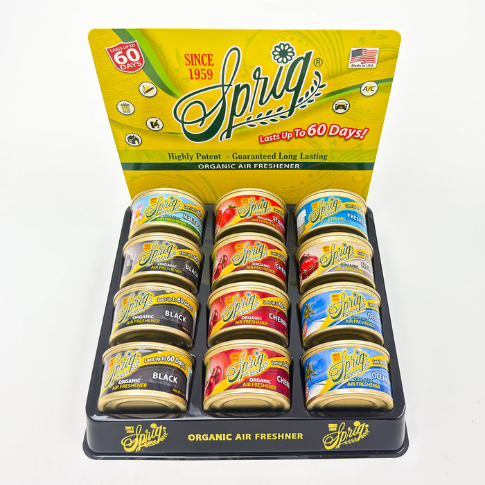 SPRING® | AIR FRESHENER GEL CAN – Box of 12 Diffuser LEHIGH WHOLESALE