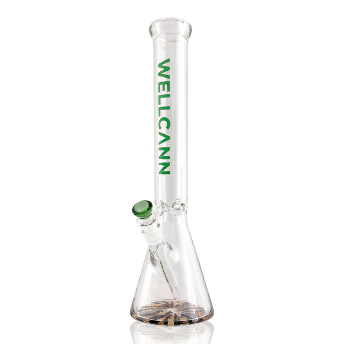 Wellcann | HeavyShield 17" Premium Beaker Bong – 7mm Thick Glass Reinforced Base