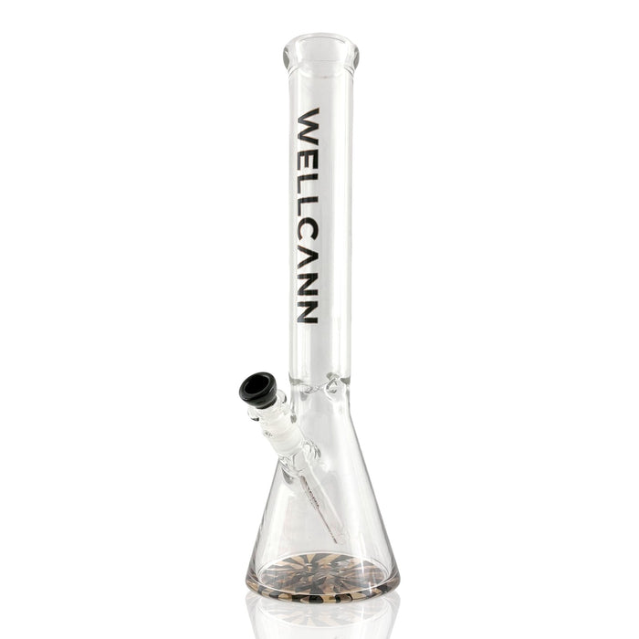 Wellcann | HeavyShield 17" Premium Beaker Bong – 7mm Thick Glass Reinforced Base