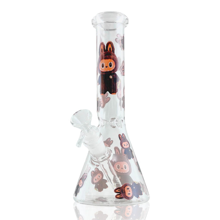 10" Hooded Character Beaker Bong – 4mm Thick Glass Glass Bong Super Supplys Inc Design A
