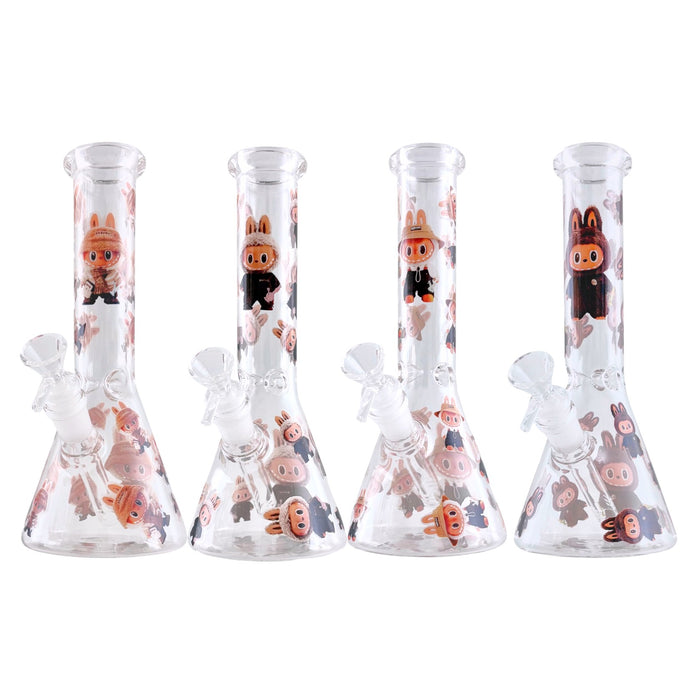 10" Hooded Character Beaker Bong – 4mm Thick Glass Glass Bong Super Supplys Inc