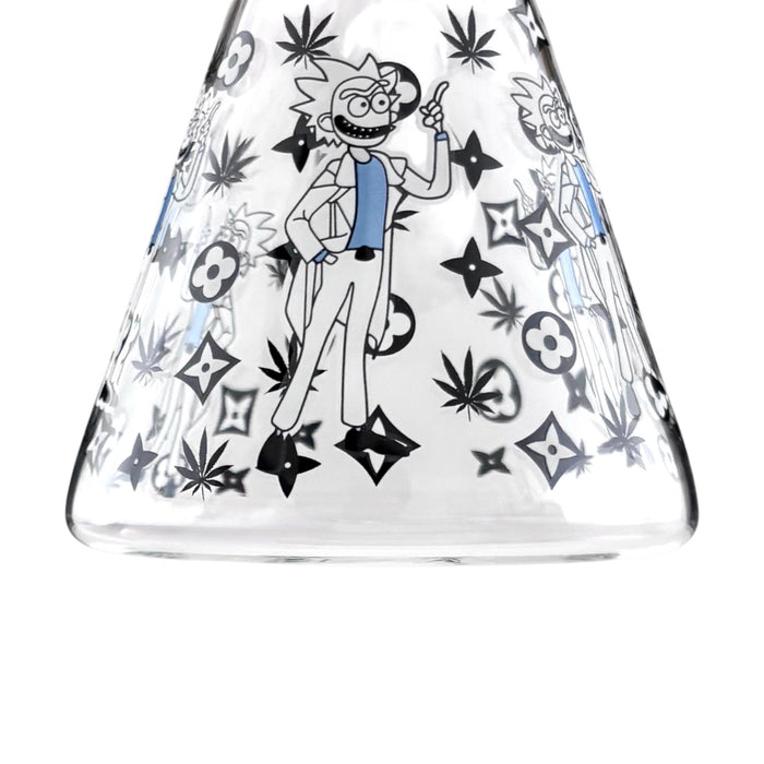 10" Animated Art Beaker Bong Series – 4mm Thick Glass