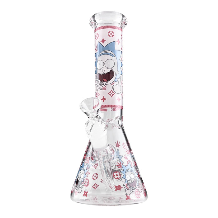 10" Animated Art Beaker Bong Series – 4mm Thick Glass