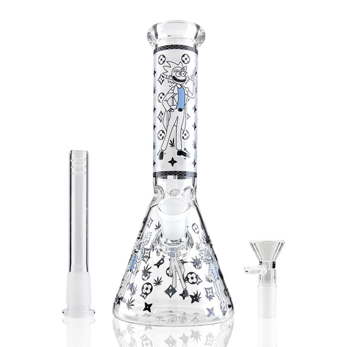 10" Animated Art Beaker Bong Series – 4mm Thick Glass
