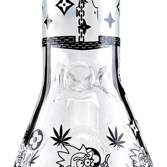 10" Animated Art Beaker Bong Series – 4mm Thick Glass