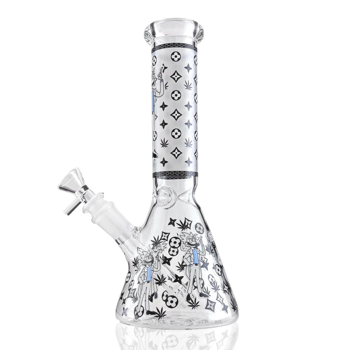 10" Animated Art Beaker Bong Series – 4mm Thick Glass