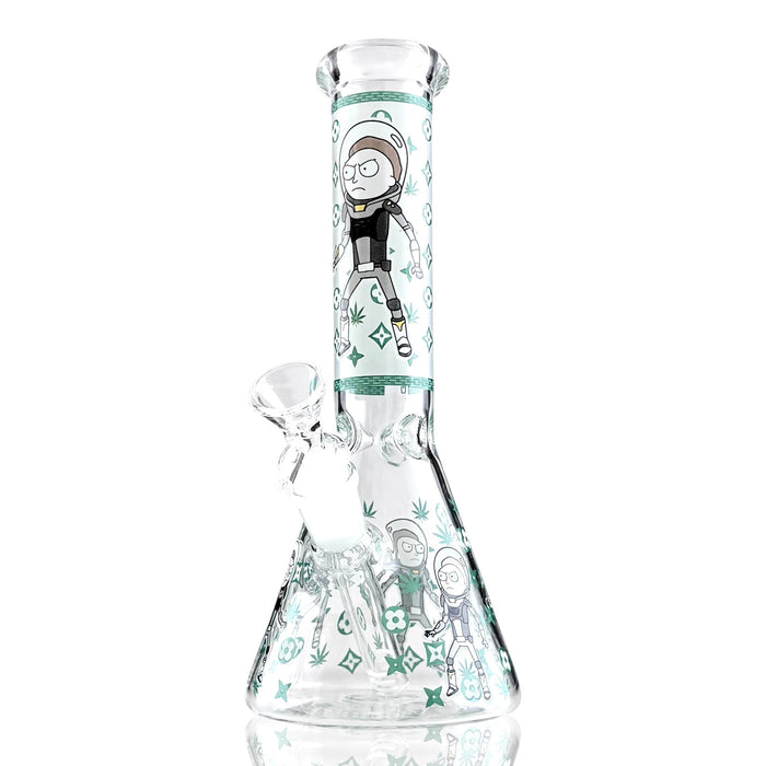 10" Animated Art Beaker Bong Series – 4mm Thick Glass