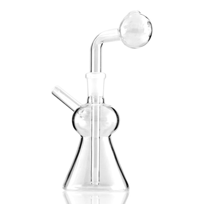 6" Premium Oil Burner Water Pipe –  4mm Thick Glass