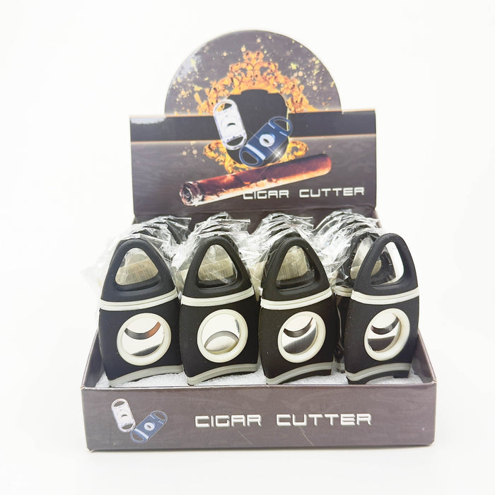 Rubberized Cigar Cutter – 24CT Display | Model 567 Cutter LEHIGH WHOLESALE