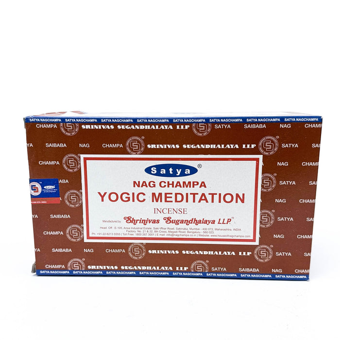 SATYA | Nag Champa Incense 15g Box of 12 Incense LEHIGH WHOLESALE YOGIC MEDITATION