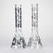 14" 7mm Thick Glass Water Bong – Glow in the Dark Beaker Bong Glass Bong LEHIGH WHOLESALE