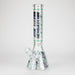 14" 7mm Gorilla Designs Glow In The Dark Beaker Bong – In the Box [FT1892ATS] Glass Bong LEHIGH WHOLESALE Green