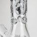14" 7mm Thick Glass Water Bong – Glow in the Dark Beaker Bong Glass Bong LEHIGH WHOLESALE