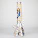 14" 7mm Gorilla Designs Glow In The Dark Beaker Bong – In the Box [FT1892ATS] Glass Bong LEHIGH WHOLESALE Orange