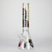 14" 7mm RM Skull Glass Bong – Heavy Duty Beaker Water Pipe [FTLL08] Glass Bong LEHIGH WHOLESALE Yellow