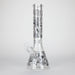14" 7mm Thick Glass Water Bong – Glow in the Dark Beaker Bong Glass Bong LEHIGH WHOLESALE FTGBLL01