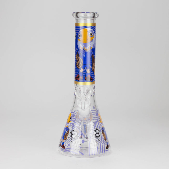 10" soccer world cup Design Glass Beaker Bong Glass Bong 777 Smoke