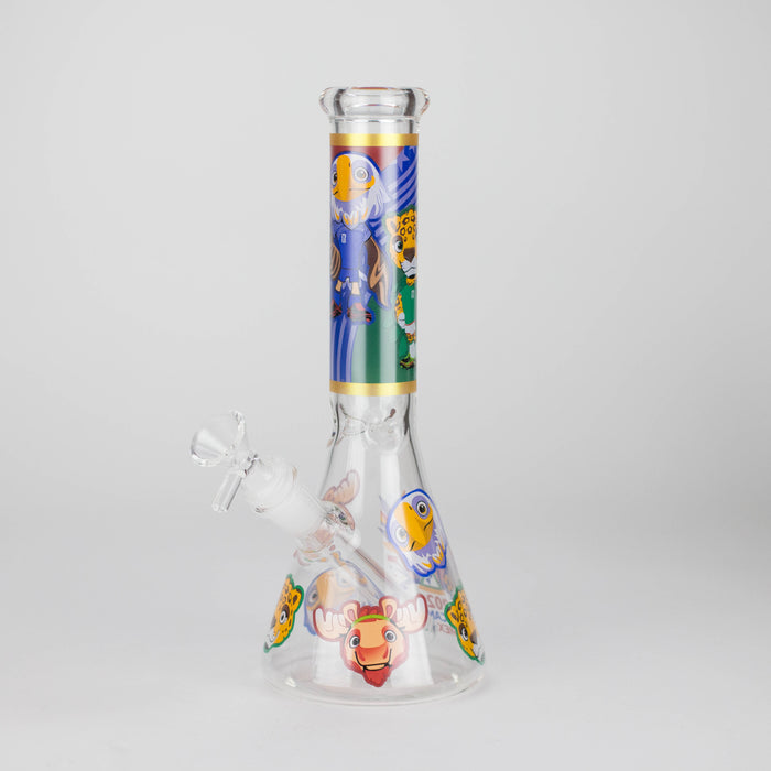 10" soccer world cup Design Glass Beaker Bong Glass Bong 777 Smoke Champion