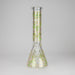 14" Beehive Design 7mm Thick Heavy Duty Glass Beaker Bong Glass Bong 777 Smoke
