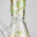 14" Beehive Design 7mm Thick Heavy Duty Glass Beaker Bong Glass Bong 777 Smoke