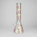 14" Beehive Design 7mm Thick Heavy Duty Glass Beaker Bong Glass Bong 777 Smoke Purple