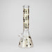 14" Beehive Design 7mm Thick Heavy Duty Glass Beaker Bong Glass Bong 777 Smoke Gray