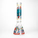 14" Mushroom Skull Design 7mm Thick Heavy Duty Glass Beaker Bong - Glow in the Dark Glass Bong 777 Smoke