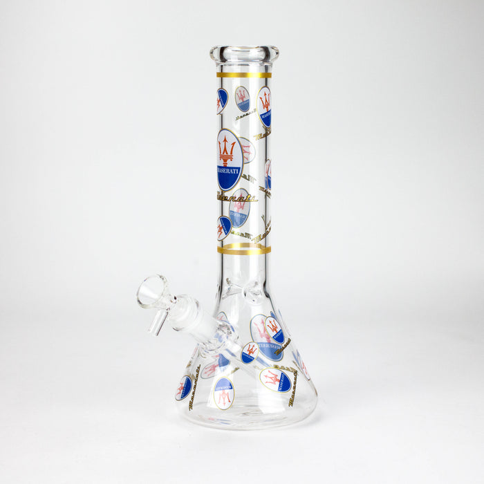 10" Luxury Car Design Glass Beaker Bong Glass Bong 777 Smoke Maserati