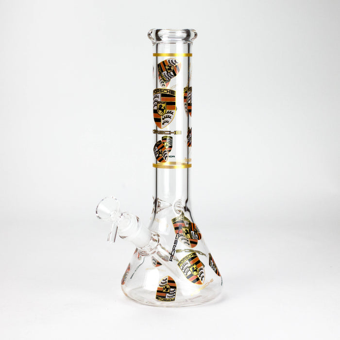 10" Luxury Car Design Glass Beaker Bong Glass Bong 777 Smoke Porsche