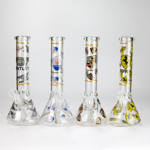 10" Luxury Car Design Glass Beaker Bong Glass Bong 777 Smoke