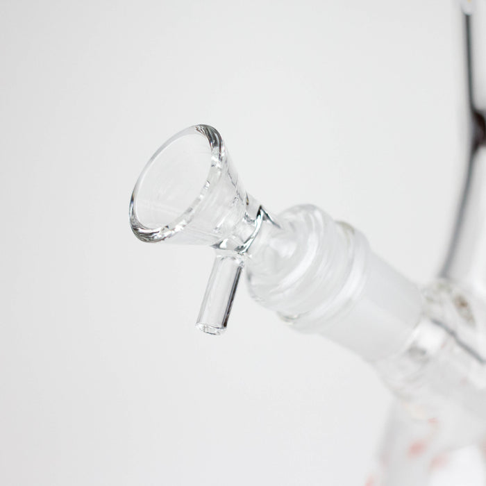 10" Cherry Blossom New Design Glass Beaker Bong