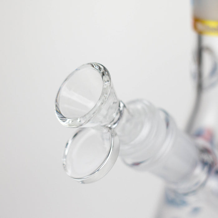 10" Turtle Design Glass Beaker Bong – Glow in the Dark