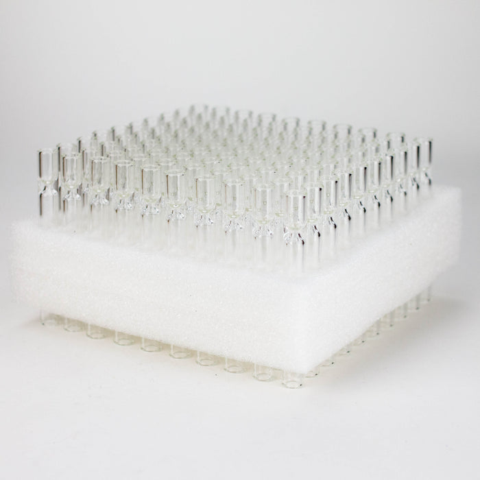 4" 2mm Premium One-Hitter Glass Pipe Bag of 100