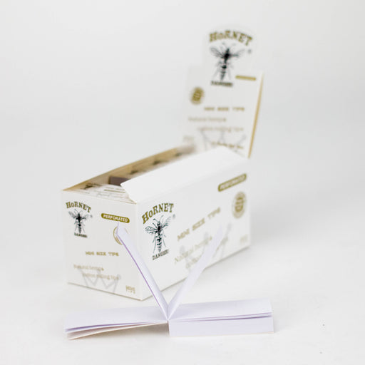 HORNET | Natural Hemp & Cotton Preformed Filter Tips Rolling Paper – 25 Booklets/Box Filter Tip 777 Smoke