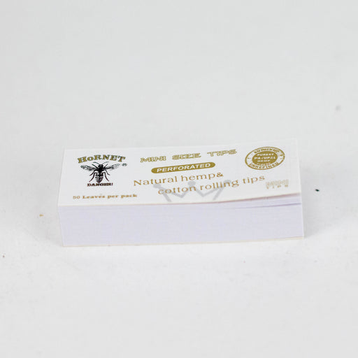 HORNET | Natural Hemp & Cotton Preformed Filter Tips Rolling Paper – 25 Booklets/Box Filter Tip 777 Smoke
