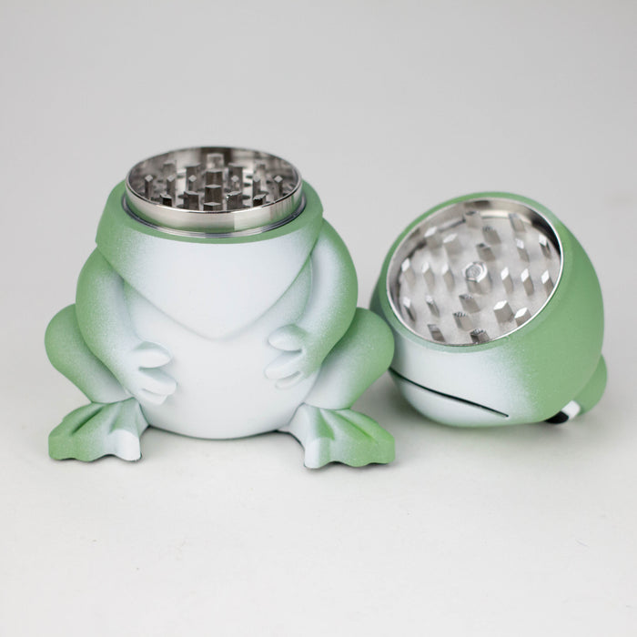 3" Cute Frog Metal Grinder 4 Layers - Box of 6