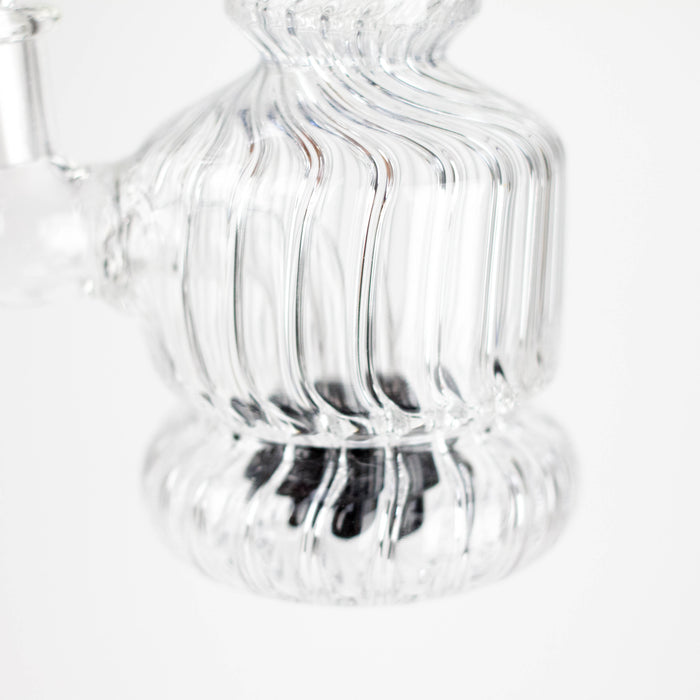 6" Assorted Design Stemless Glass Bong Glass Bong Bongzie Smokes